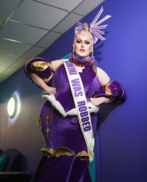 Lawrence Chaney Instagram - bIMiNi wAs rOBbed

Dress by @gilliejeanking 
Ruff by @paris_ettamol 
Hair by @mannhandledwigs 
Photos by @ethangreshm