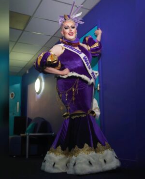 Lawrence Chaney Instagram - bIMiNi wAs rOBbed

Dress by @gilliejeanking 
Ruff by @paris_ettamol 
Hair by @mannhandledwigs 
Photos by @ethangreshm