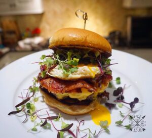 Lawrence Duran Instagram - National Cheeseburger Day 
@wahlburgersathome ground beef blend/ Cheddar cheese/ Applewood smoked bacon/ Fried egg/ Roasted garlic aioli .
.
.
.
.
.
.
.
.
.
#NationalCheeseburgerDay #WahlburgersAtHome #Wahlburgers #Bacon #Burger #CheeseBurger #Delicious #FoodPorn #FoodPic #PicOfTheDay #IGDaily #IGFood #IGWorld #InstaFood #CheatMeal #InstaGood #InstaDaily #FitFoodie #Chef #ChefLife #PrivateChef #WahlbergChef #Blessed
