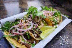 Lawrence Duran Instagram - Filet/ Avocado/ Cilantro/ Pickled onions/ Grilled green onion/ Cotija/ Crema/ Avocado salsa
.
.
.
.
.
.
.
#Steak #Tacos #FunFood #FitFam #TacoLife #PicOfTheDay #IGDaily #InstaGood #ChefLife #PrivateChef #WahlbergChef #Blessed