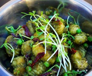 Lawrence Duran Instagram - Quick Lunch On Set 🎬
Gnocchi/ Moringa pesto/ Peas/ Sun-dried tomatoes/ Pea shoots
.
.
.
.
.
.
.
#CookingOnSet #Gnocchi #FunFood #Wonderland #SetLife #PicOfTheDay #FoodPorn #ItalianFood #CheatMeal #IGDaily #InstaGood #Chef #ChefLife #MariosCatering #PrivateChef #WahlbergChef #Blessed