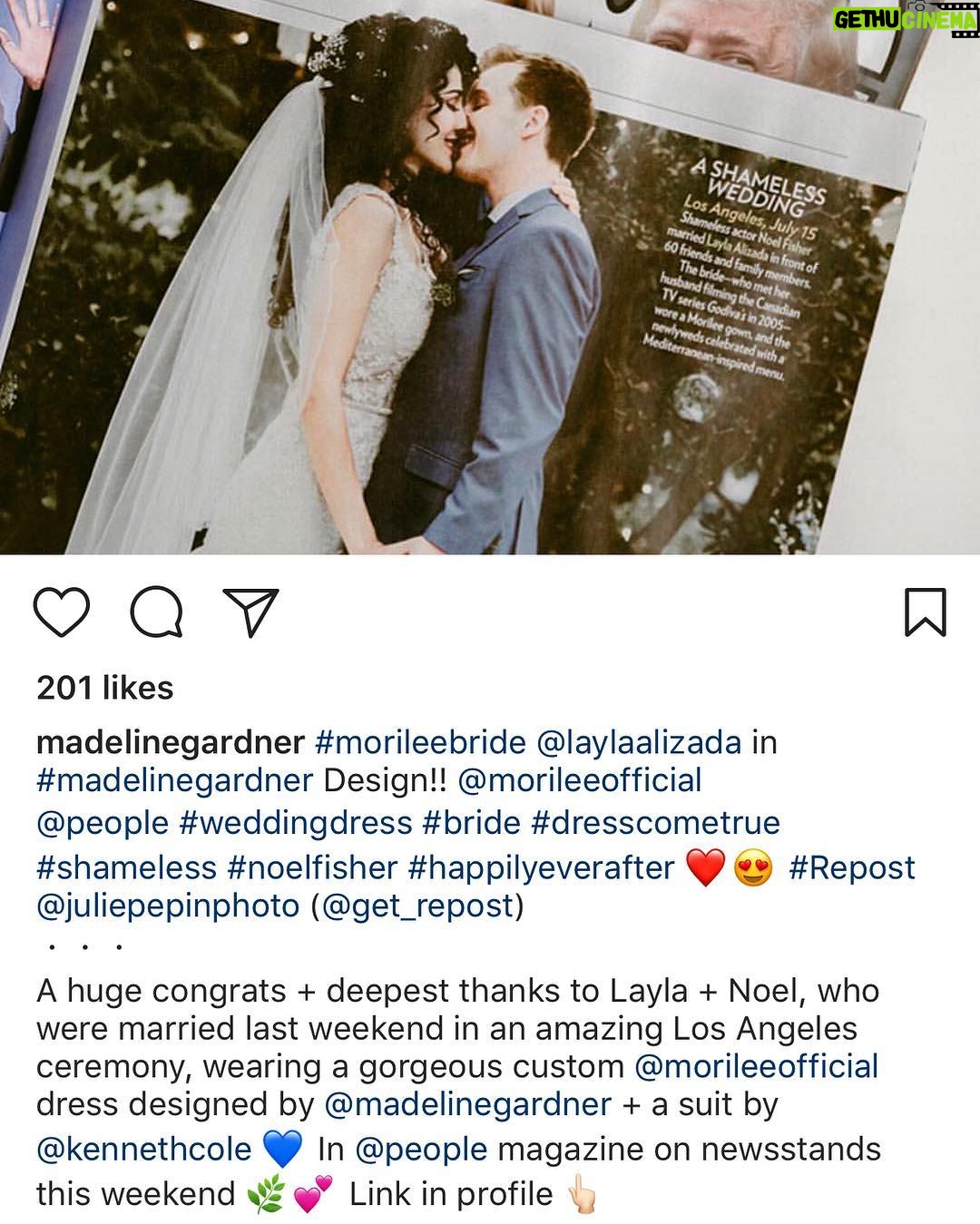 Layla Alizada - 6K Likes - Thank you so much @madelinegardner for my stunning @morileeofficial dress! I felt beautiful and comfortable all day. And thank you @kennethcole for making Noel look even more handsome :) photography by @juliepepinphoto videography by @justlikefilm styling by @stylelvr . None of this would have been possible without the amazing Jordyn @personapr ❤️