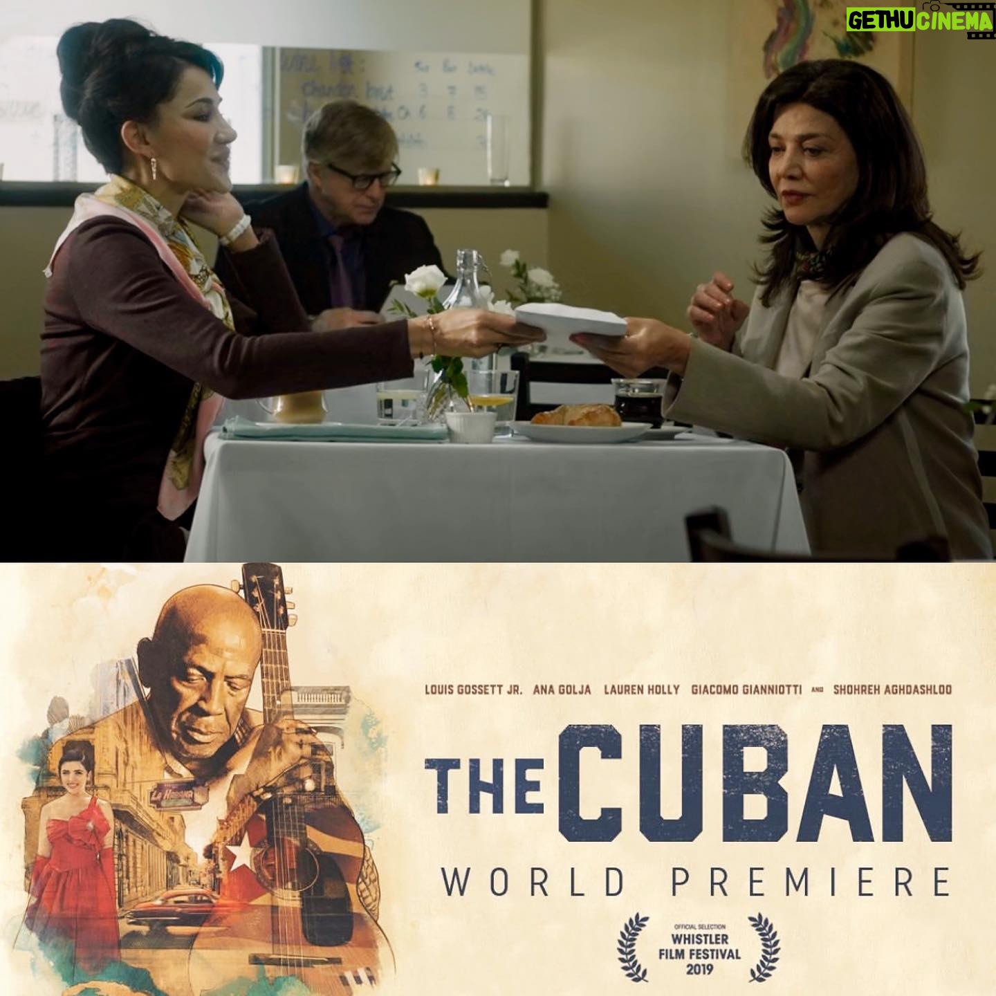 Layla Alizada - 1.4K Likes - I play a small part in this beautiful film which will be premiering at the @whisfilmfest on Dec.7th & 8th. This story has so much heart, very excited to see it! Here’s a shot of a scene with the talented @saghdashloo #WFF2019