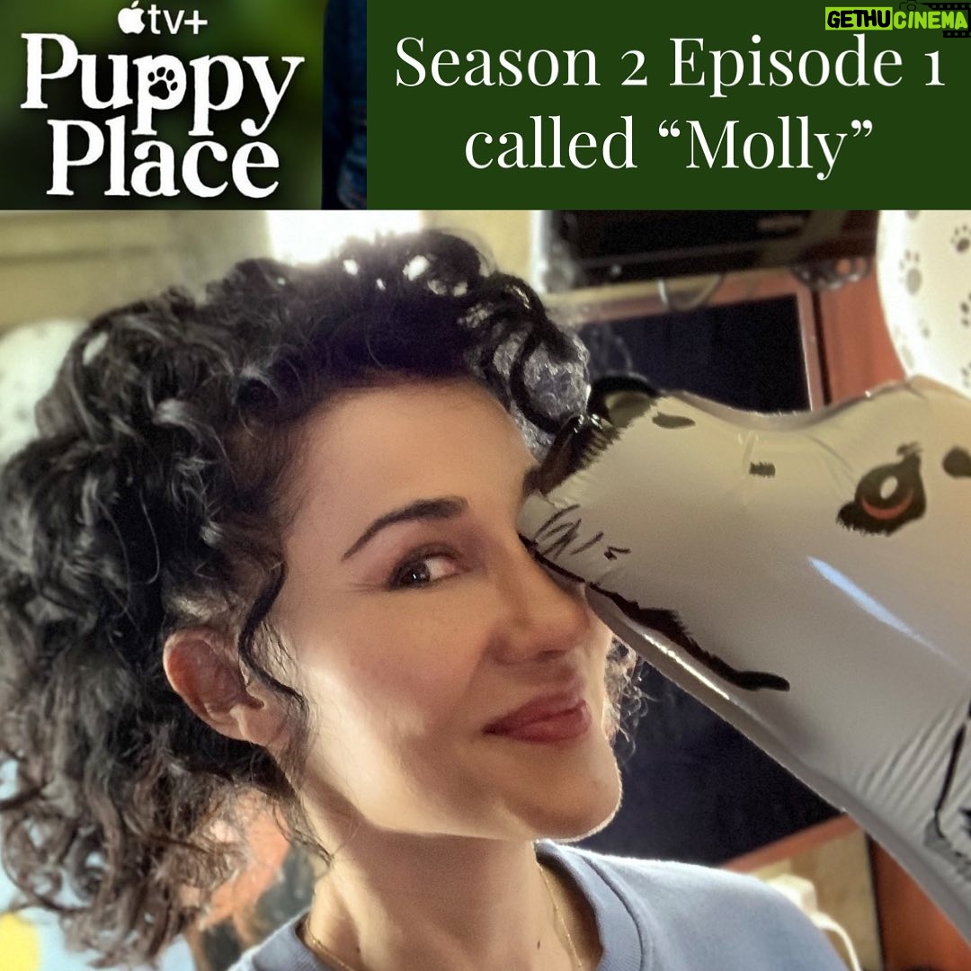 Layla Alizada - 1.3K Likes - Loved getting to be a part of this uplifting show and hang out with some furry friends. All episodes streaming on #appletvplus 🐾 Here are some BTS pics!