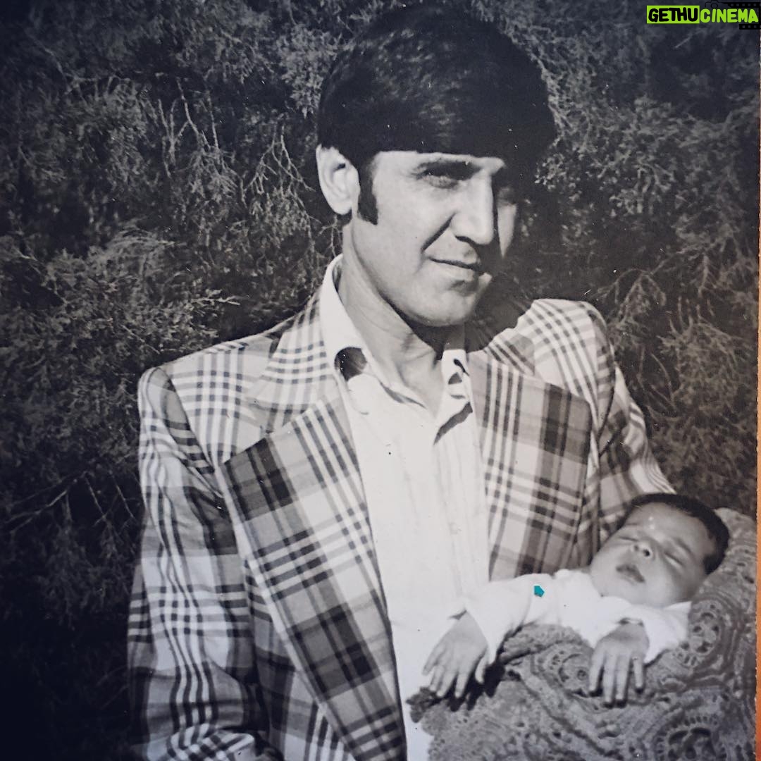 Layla Alizada - 1.5K Likes - Here we are - you with your sideburns & Beatles haircut, me just a few days old, head full of hair already. 2 years ago today you left your body. I feel your energy with me and am grateful for that. Love you dad. May you always be at peace ❤️