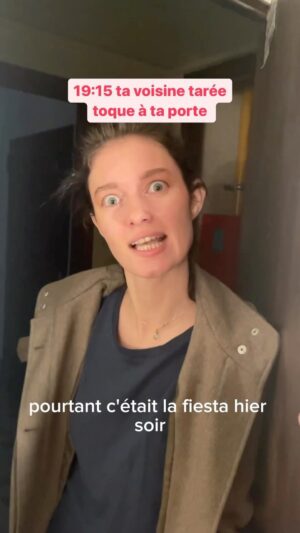 Léa Bonneau Instagram - La voisine très Police-justice 👮 #humour #sketch