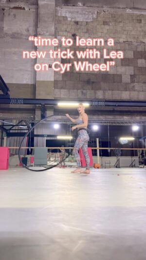Lea Toran Jenner Instagram - Falling is part of training… ☺️ (and yes I‘m fine) #cyrwheel #circusartist