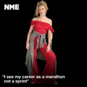 Leah McNamara Instagram - Had a lovely time chatting to @nmemagazine about Then You Run! Link in bio 💃🏼

Writer: Nick Levine / @misternicklevine 
Photographer: David Reiss / @davidreissphotography 
Makeup: Naoko Scintu at The Wall Group using Victoria Beckham Beauty / @naokoscintu @victoriabeckhambeauty 
Hair: Davide Barbieri / @davidebarbieri_ 
Stylist: Rachael Perry / @rachaelperrystyling 
Look: HELLESSY @hellessy 
Jewellery: Frida & Florence @fridaandflorence 
Shoes: Veja @veja