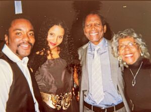 Lee Daniels Instagram - Mom and I were both so nervous here the first time we met Mr. Poitier. He introduced me to his beautiful daughter Sydney, also here...over the years he has been more than a mentor to me. His best advice was “be very careful of the work you choose. It will live on way past you. It is your legacy.”
Rest in Power King 🙏🏽🕊