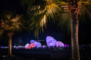 Lee Hsien Loong Instagram - Went on a #jalanjalan at Marina Bay on Sunday, where @ilightsingapore is ongoing. 

Organised by @urasingapore, the 10th edition of this sustainable light festival features outdoor installations created by local and international artists. The artworks use energy-saving lighting fixtures and encourage visitors to adopt sustainable habits. 

Many of the installations are interactive and family-friendly, so make it a fun night out with friends or family during this mid-year school break. #iLightSingapore runs till 23 June. – LHL

(Photos by me)