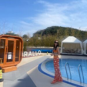 Lee Hye-jung Instagram - 행복했던 주말 양양
올해 첫수영🧡

요번주도 으쌰으쌰해보쟈잉🙌🏻
