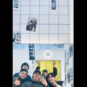 Lee Kyoo-hyung Instagram - #옹면회 #면회왔옹
외출나온 옹. 
옹 제대할때 다같이 불러주기로 한 노래