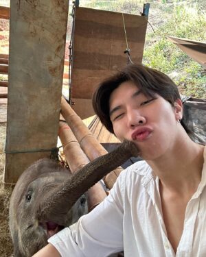 Lee Long Shi Instagram - ใฝ่ฝันขึ้นไปเป็นควาญช้าง 🐘🫶🏻
