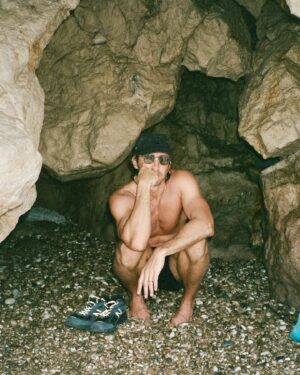 Lee Pace Instagram - CAVE MAN.