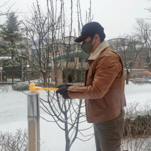 Lee Sang-woo Instagram - snow duck🐥🦆