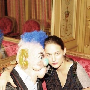 Leelee Sobieski Instagram - Same same 
January 2010 Adam and I #hotelraphaelparis #gerogecondo #adamkimmel 
#ff #doublemagazine #leeleesobieski #mask #silicone #casinocollection #beastlove