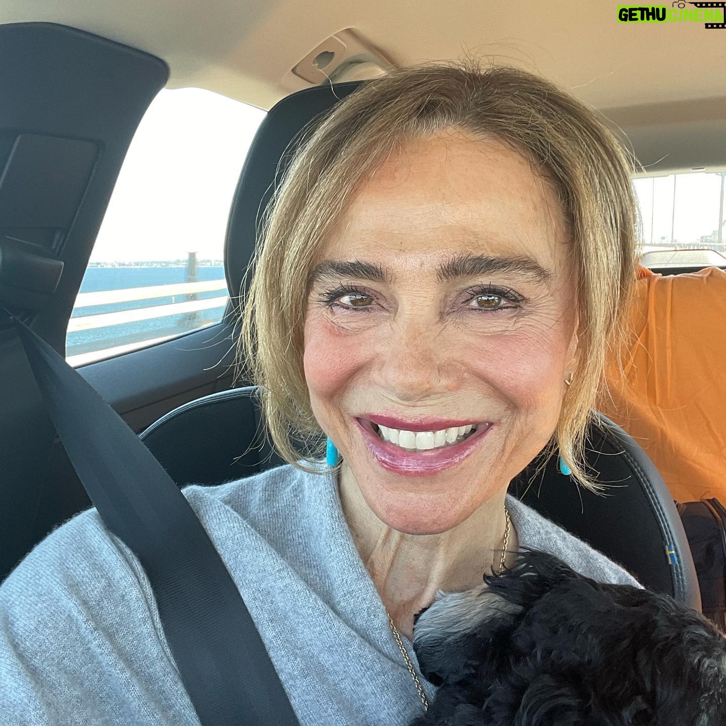 Lena Olin - 1.2K Likes - On our way! To a very exciting celebration ! @olelynggaardcopenhagen Crossing the bridge! 💗🌟🔥