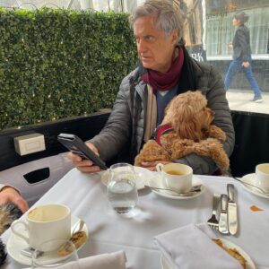 Lena Olin Instagram - Today is this brilliant , love of my life and dog lover’s  Birthday! Thank you Lasse for our lifelong beyond fun, complicated, hilarious and soulful PLAYDATE! I love you more than words can ever say! Happy Birthday LASSE ..my forever lover and best friend !!!!❤️