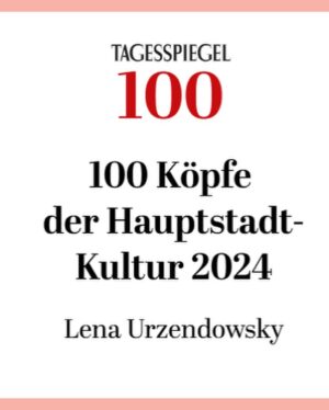 Lena Urzendowsky Instagram - Danke, fühle mich sehr geehrt! 
@tagesspiegel 

Foto @pascal_haas_