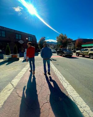 Leo Howard Instagram - Patrolling for cinnamon rolls in the Smokey mountains…