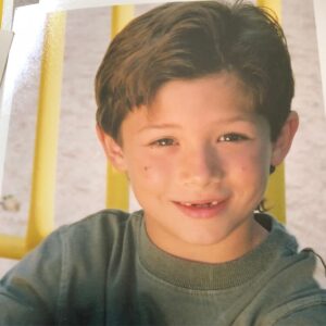 Leo Howard Instagram - Are we doing this first headshot thing? Cause if not here’s just a random pic of me cheesin circa 2002 #oldheadshotday