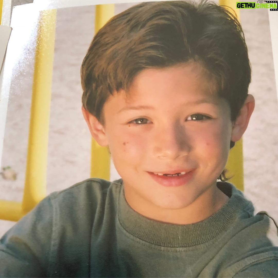 Leo Howard - 56.3K Likes - Are we doing this first headshot thing? Cause if not here’s just a random pic of me cheesin circa 2002 #oldheadshotday