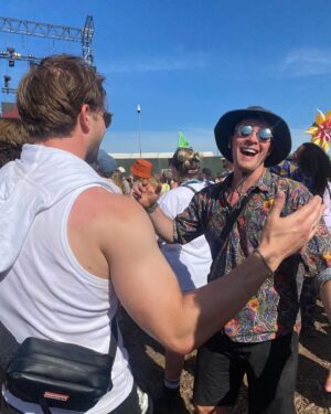 Leo Woodall Instagram - Glastonbury, I still miss you.

@hunterbootsuk