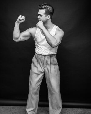 Leo Woodall Instagram - I went to the 1950s! Kinda