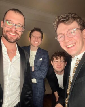 Leo Woodall Instagram - Thank you @newportbeachfilmfest and @variety for this. Mum I got a trophy! 

Also big thanks to @thebradylea and @emporioarmani for cooling me up ✌️