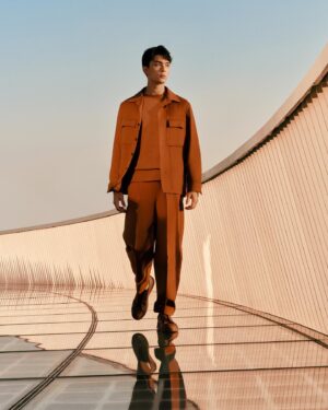 Leo Wu Instagram - I’m excited to announce that I am #ZEGNA 's new brand ambassador.
Our strong sense of purpose and pursuit of excellence brought us together. We both believe that our journeys are more important than any destination, making it a perfect partnership.
#OasiCashmere 
#BorninOasiZegna