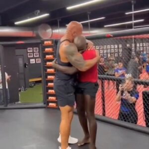 Leon Logothetis Instagram - The Rock being an absolute kindness legend 🔥😎❤️
...
WATCH HOW THE ROCK MOVES UFC'S THEMBA GORIMBO TO TEARS, as it was his lifelong dream to meet The Rock. 

Gorimbo had $7 before UFC Fight Night in Vegas last month ... not unlike The Rock, who was also strapped for cash at the start of his career.

When the Rock learned Gorimbo's story, he immediately reached out to him, letting him know how moved he was by it. The day finally arrived this past week when Gorimbo could barely keep it together as he saw his hero in the flesh. 🫶🙌
Repost: goodnews_movement

#kindness #thekindnessdiaries #leonlogothetis #bekind #gobekind #randomactofkindness #spreadkindness #kindnessmatters #choosekindness #channelkindness #kindnessrocks #youmatter #kindnessdiaries #randomactsofkindness #alwaysbekind #rak #kindnessisstrength #empathymatters #attitudeofgratitude #kindnesssuperhero #gobebrave