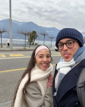 Leonardo Cecchi Instagram - A few special moments with my other half, our first show in Lugano, Parma and my quick “Ligurian” getaway 
.
.
.
Ps. I lost my hat, @aalessandrocroce 🥲