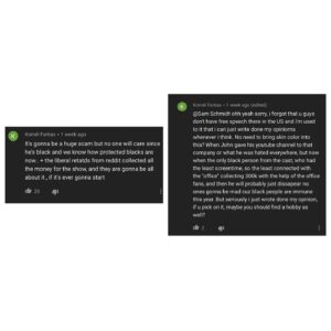 Leslie David Baker Instagram - For those of you who don’t believe racism is still alive in the world... here’s the proof. 

Our goal has simply been to entertain and give the fans a quality series. 

These rants are evidence that there is still a great deal of work that needs to be done here in America regarding racism. 

Bigotry and hate will not be allowed to irradicate art or Black people. Enough said.