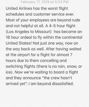 Leslie David Baker Instagram - @officialsardarkhan and I have been stuck at this airport due to this for almost 9 hours. Update “The crew hasn’t left Chicago yet” they wait 20 minutes past departure time to announce this!? @united