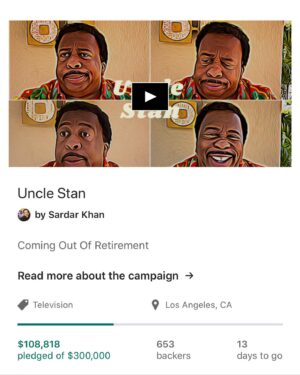 Leslie David Baker Instagram - The “Uncle Stan” Kickstarter (UncleStanTheShow.com) has surpassed the $100K milestone! Thank you so much to all of you supporting and sharing our campaign! New Perks have been added! Link in Bio!