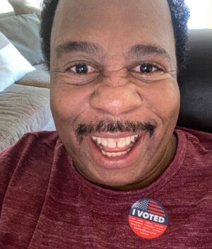 Leslie David Baker Instagram - VOTE!