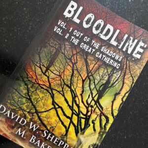 Leslie David Baker Instagram - “Bloodline” by David W. Sheppard and M. Baker is some good reading while you wait! This is a must read book! 🥨🥨🥨🥨❤️❤️❤️