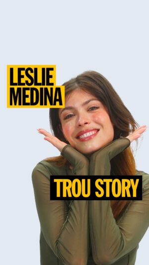 Leslie Medina Instagram - « Pierre Niney est plus drôle que ce que l’on pense. »

La plus grande star dans son répertoire, sa phobie et son talent (super) chelou : Leslie Medina, la révélation de ‘Fiasco’, nous raconte sa Trou Story. 👀 

Son EP ‘’Les lotus poussent dans la boue’’ est disponible partouuut. 🎶