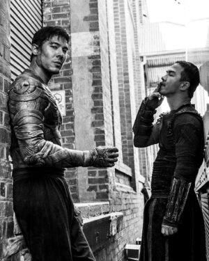 Lewis Tan Instagram - 7 months and a strike later, finally wrapped. The first film was extremely challenging but the numbers we did during the pandemic were so krazy that we got to make round 2, hopefully this time we can have a premiere and fans worldwide can watch this in cinemas. We did this for you with a bloody smile 💀🐉 
Last slides are how it all started, next we annihilate the box office. #MortalKombat #MortalKombat2