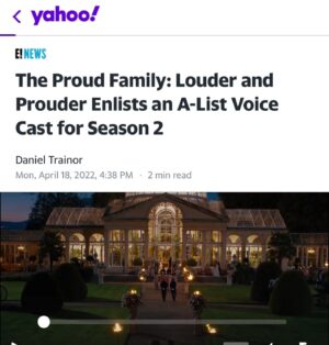 Liana Mendoza Instagram - We’ve officially made the A list! ♥️ I am so amped! Thank you so much @disneybrandtvpr @theproudfamily is the one that did this for me. I always wondered who it would me 🙈 😝 thank you @enews @yahoonews @yahooentertainment #alist #welcometothealist #lianamendoza #yahoonews #enews #disney #proudfamily #louderandprouder #indigenous #latina #magic #happilyeverafter #thankful #blessed #artistsoninstagram