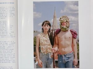 Libe Barer Instagram - Got to direct this shoot for a piece the brilliant @gentle__onion wrote for @kingkongmagazine about America, craving, false idols, and a return to the tactile. With a comparison between St. Denis walking for miles with his own decapitated head in his hands and carrying dead AirPods home on the train, this piece and Francky’s veggie art has my heart. 
Writing and vegetable garments by @gentle__onion 
📸: @emmapenrose 
Models: @samjkerns 
@gentle__onion