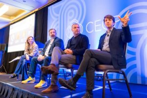 Liev Schreiber Instagram - 2024 CECP Summit attendees received incredible insights on the role of corporations in humanitarian relief from BlueCheck Ukraine Co-Founders Liev Schreiber, Jason Cone & Murphy Poindexter; moderated by Alexandra Amouyel of Newman’s Own Foundation. They discussed their mission, the role corporations can play during a humanitarian crisis—the how and the why, and how BlueCheck plans to address the increasing number of these conflict-affected populations in regions around the world. The way they, and their team of other humanitarian crisis response experts, entrepreneurs, and filmmakers, fast-track urgent support to the front lines, is truly inspiring. #CECPSummit #PurposePersistence #HumanitarianRelief #CrisisResponse #BlueCheckUkraine