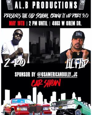 Lil' Flip Instagram - “ MAY 19 @z_ro & ME🍀 IN #HOUSTON FOR A CARSHOW!!! PULL UP! 🤘🏾🤘🏾🔩🔩💪🏾💪🏾💪🏾💪🏾 “