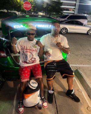Lil' Flip Instagram - “ MUCH LOVE TO @savagehearted_co FOR SUPPLYING MY WARDROBE FOR ME & @rizzoorizzoo VIDEO FOR SIPPERS ANTHEM off our album 💿 #THELEPRECHAUNS 🍀🍀 #TSF💦 #CLOVERGRECORDS🍀 🤘🏾🤘🏾🤘🏾 “