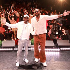 Lil Rel Howery Instagram - Thursday Night was a movie. A great line up of hilarious comedians for the @dwyanewade curated @netflixisajoke festival show “Why We Gather” at the Miracle Theatre. So much fun shout out to all the amazing comics that rocked out and everyone who came out. Been rocking with DWade and the fam for a while now it felt real full circle to be doing this show in LA!!!! #ChitownFinest #NetflixIsAJokeFestival2024 #WhyWeGather #GreatTimea