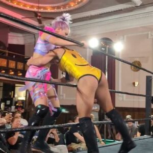 Lillian Bridget Instagram - Billie Starkz hits Kylie Rae with a DDT on the edge of the ring in singles competition at Black Label Pro presents “Family Reunion” inside of the Logan Square Auditorium in Chicago, IL. From June 7, 2024.

BLP is on ThrillerTV 

📸 CheapheatSpotfest 

Filmed on Pixel 8 Pro 
Edited on CapCut

#Wrestling #ProWrestling #BlackLabelPro #Indiana #Chicagoland