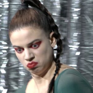 Lily McMenamy Instagram - When I took all my personalities to Munich in 2018 👹 @museumbrandhorst @muenchner_kammerspiele 🦎 xxxx