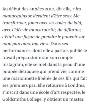 Lily McMenamy Instagram - Merci M le Monde pour ce portrait si touchant 🌹écrit par @clement.ghys photos @lee__whittaker à @london_performance_studios 🎭 xxxx @m_magazine 💛 @adamgoujjane 💋 @boursedecommerce 💃🏻 @dilarafindikoglu 🃏