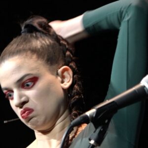 Lily McMenamy Instagram - When I took all my personalities to Munich in 2018 👹 @museumbrandhorst @muenchner_kammerspiele 🦎 xxxx