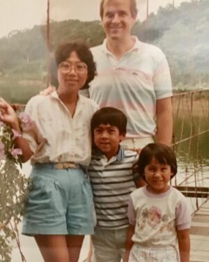 Lin Oeding Instagram - Happy Birthday Dad!! 🥳 Couldn’t do a bday party due to Covid so until we do, here’s a few throwback pics I’ve always loved! 

#1. Dad & I doing gardening. We grew up in Sacramento my parents didnt have a gardener so dad & I (mostly dad) redid the entire yard ourselves

#2. Mom & Dad love doing extra work whenever able, they got their SAG cards on “Straight Outta Compton” and had the best time.

#3. Mom & Dad after wrap, they both played zombies in “Office Uprising”. Mom’s performance always makes me laugh (scroll down feed to see)

#4. Family is everything! ❤️